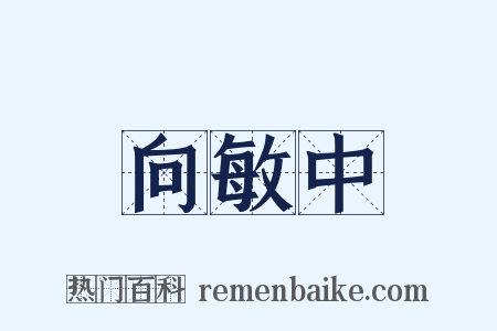 向敏中是什么意思的图片